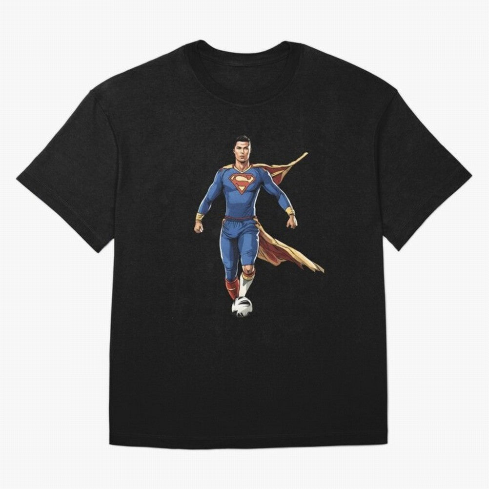 Ronaldo Superhero Oversized T-Shirt Celebrate National Team Dreams in the FIFA World Cup 2026 USA Canada Mexico Journey through CR7 Highlights, Germany Pride, Football History, Final Match Energy, Crowd Noise and Once in a Lifetime Moments; Great