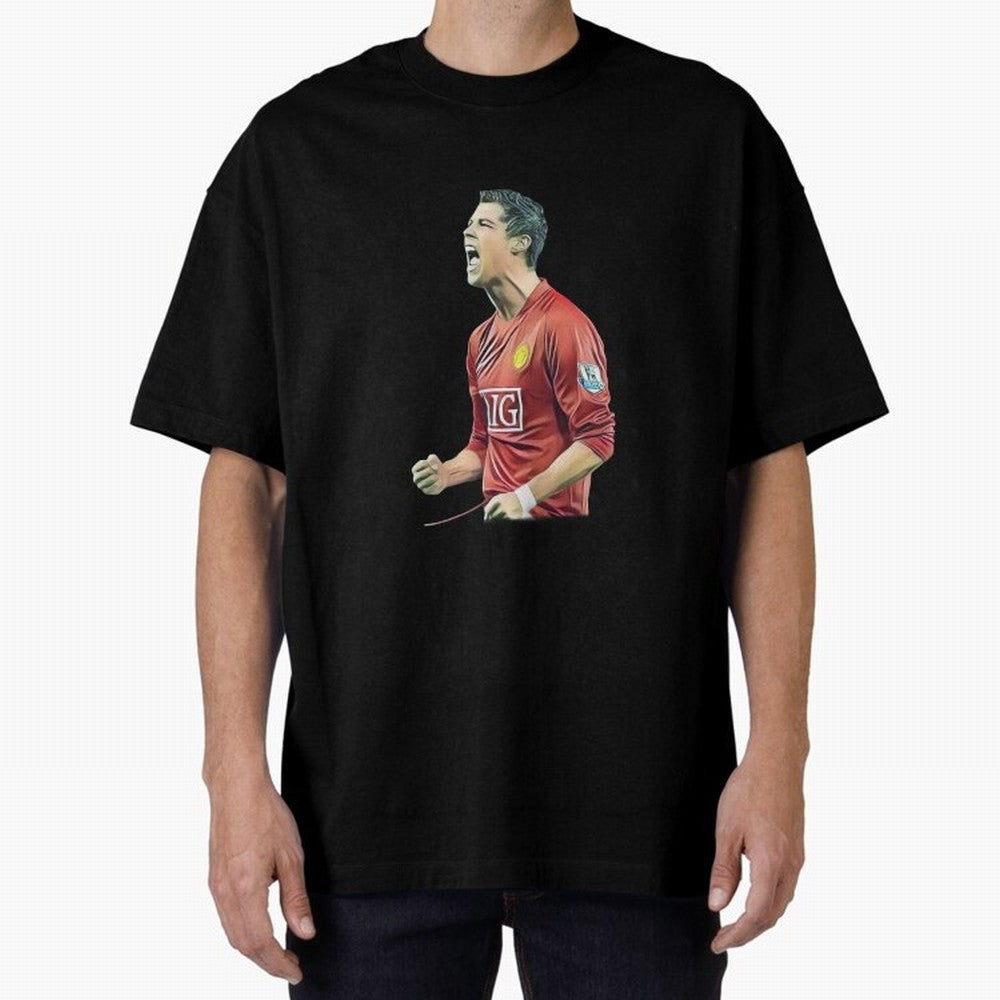 a good celebration from the goat Oversized T-Shirt Celebrate Golden Goal Energy in the FIFA World Cup 2026 Journey through Haaland and Mbappe Highlights, England and Germany Pride, Championship Spirit, Famous Goals, Roaring Crowds and International