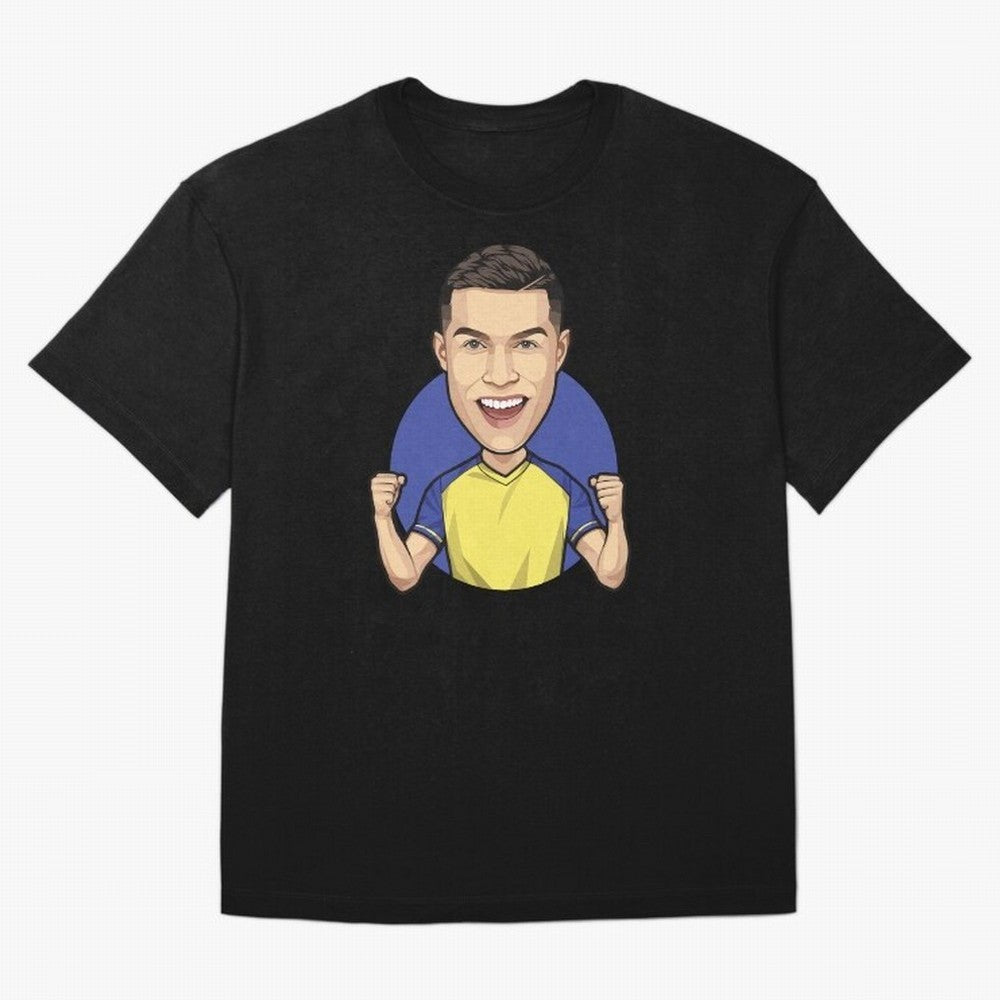 Ronaldo Al-Nassr 2022 Oversized T-Shirt Get Ready for FIFA World Cup 2026 USA Canada Mexico Spirit, Inspired by Argentina, Messi and Cristiano Ronaldo, Global Supporter Spirit, Legendary Goals, National Colors and Tournament Celebration; Created