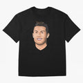 Cristiano Ronaldo Oversized T-Shirt Show Your Tournament Heart for Global Football Passion for FIFA World Cup 2026 USA Canada Mexico, Highlighting Messi, CR7 and Mbappe, France, Goal Celebration Energy, Supporter Heritage, Football Icons and