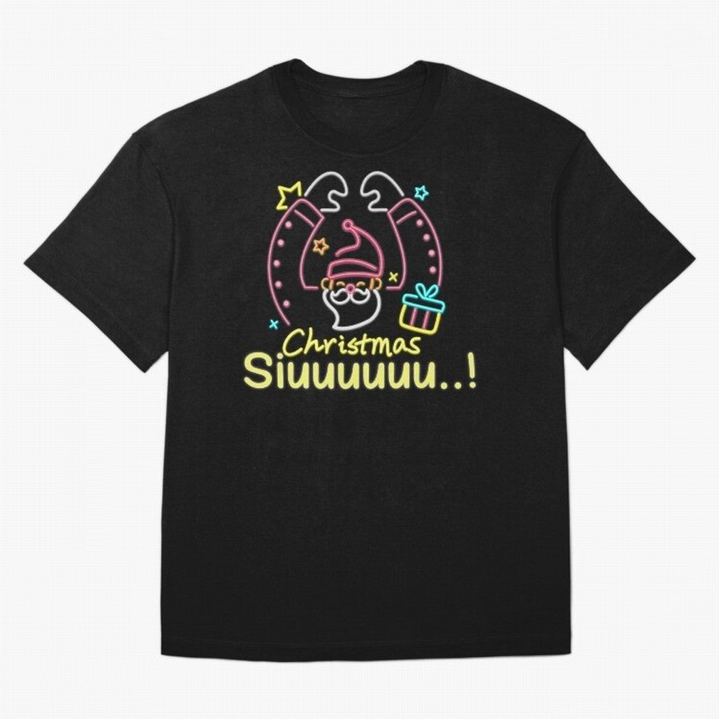 Christmas siuuu CR7 goal Oversized T-Shirt Show Match Day Excitement for FIFA World Cup 2026 for Fans of Cristiano Ronaldo, Haaland and CR7 and Brazil, Bringing Tournament Hype, Historic Matchups, Family Viewing Parties and Global Sports Pride;