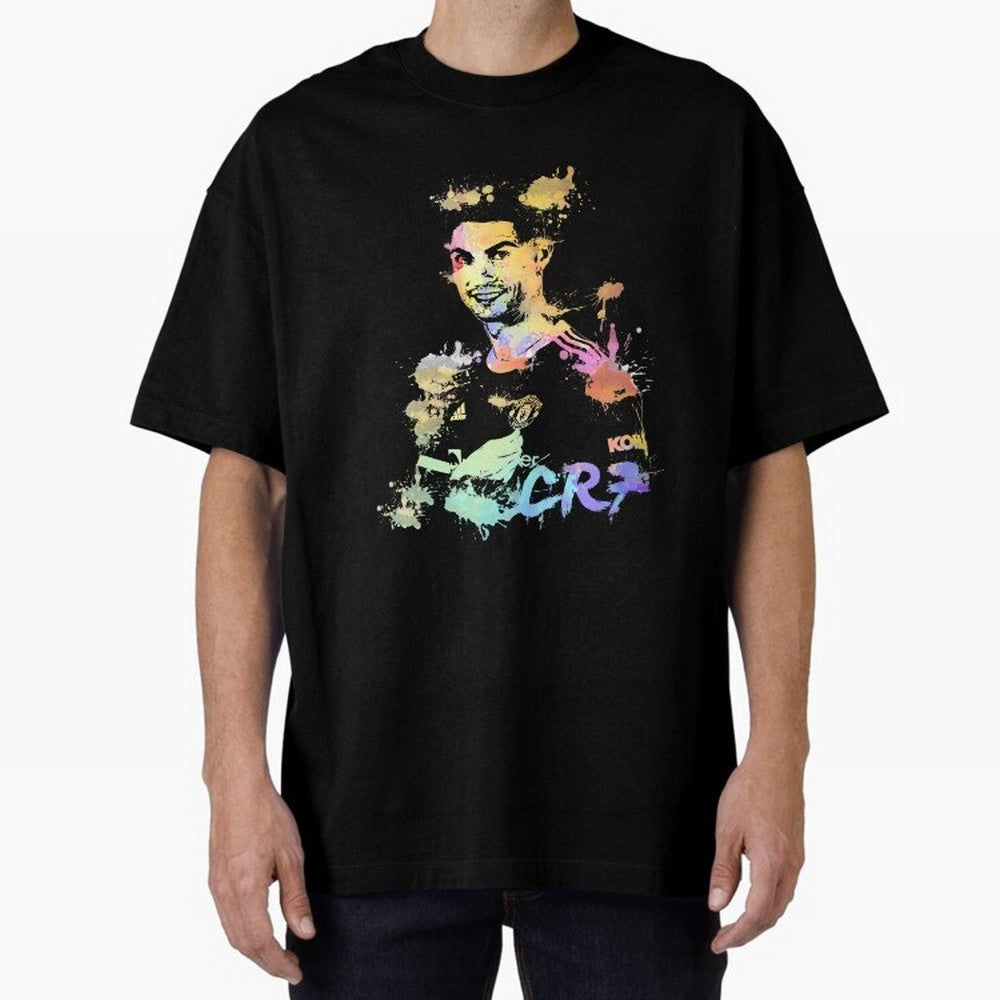 Cristiano Ronaldo Cristiano Ronaldoooo Oversized T-Shirt Upgrade Match Day Hype around FIFA World Cup 2026, Messi, CR7 and Mbappe, Netherlands, Football History, Final Match Energy, Crowd Noise and Once in a Lifetime Moments; Perfect for Fans,