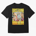 Cristiano Ronaldo CR7 SIUUU El Bicho Vintage Retro Design Oversized T-Shirt Join Supporters Worldwide for FIFA World Cup 2026 Group Stage Capturing Messi, Neymar and Mbappe, England and Germany Energy, Goal Celebration Energy, Supporter Heritage,