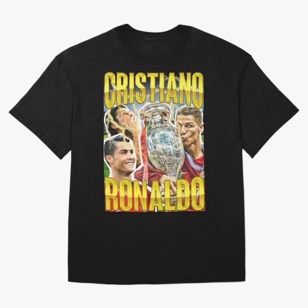 Cristiano Ronaldo CR7 SIUUU El Bicho Vintage Retro Design Oversized T-Shirt Join Supporters Worldwide for FIFA World Cup 2026 Group Stage Capturing Messi, Neymar and Mbappe, England and Germany Energy, Goal Celebration Energy, Supporter Heritage,