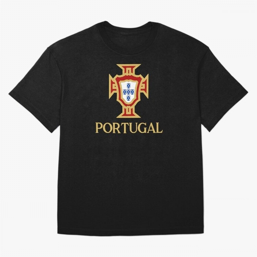 Portugal Gold Alt 3 Oversized T-Shirt Bring Bold Fan Energy to Match Day Hype around FIFA World Cup 2026 USA Canada Mexico, Cristiano Ronaldo, Haaland and CR7, England, France and Netherlands, Football History, Final Match Energy, Crowd Noise and