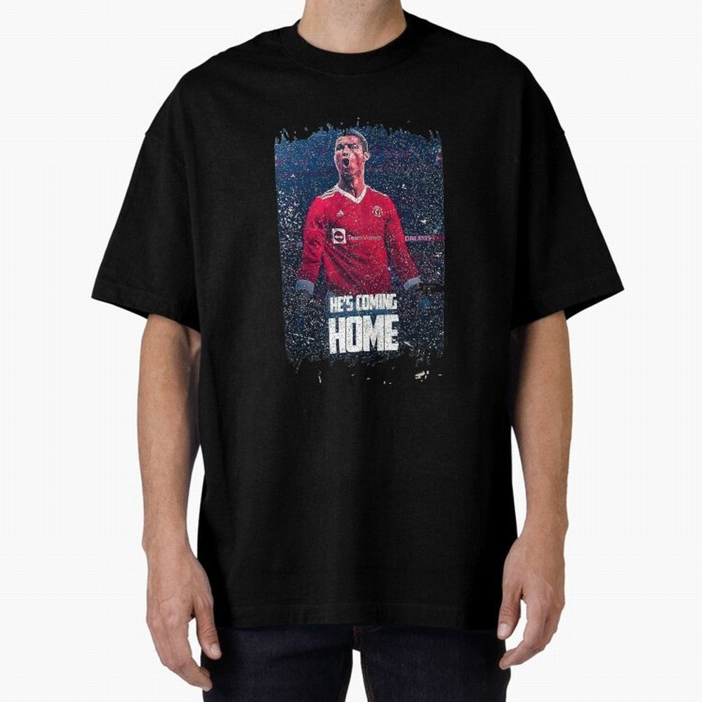 Cristiano Ronaldo Cristiano Ronaldoo Oversized T-Shirt Remember Iconic Moments from FIFA World Cup 2026 USA Canada Mexico Spirit, Inspired by Brazil, Messi and Cristiano Ronaldo, Tournament Hype, Historic Matchups, Family Viewing Parties and Global
