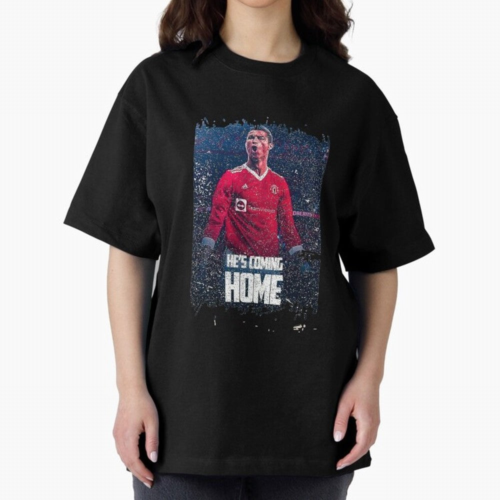 Cristiano Ronaldo Cristiano Ronaldoo Oversized T-Shirt Remember Iconic Moments from FIFA World Cup 2026 USA Canada Mexico Spirit, Inspired by Brazil, Messi and Cristiano Ronaldo, Tournament Hype, Historic Matchups, Family Viewing Parties and Global