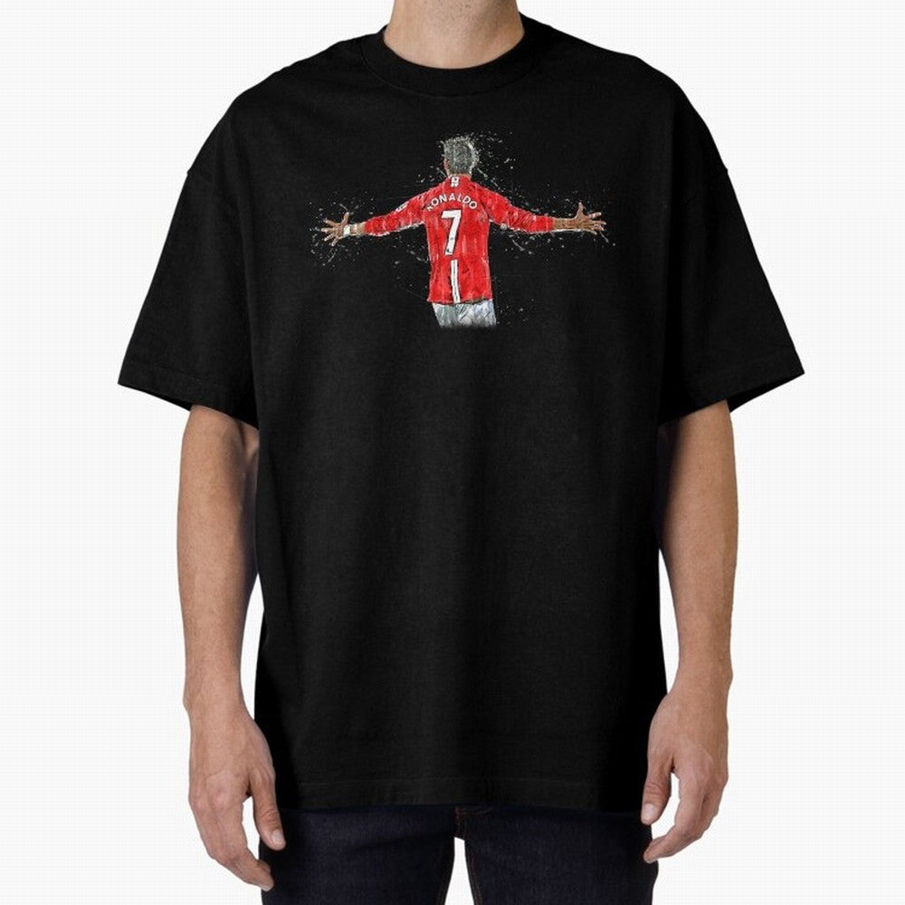 Cristiano Ronaldo 8 Oversized T-Shirt Create Match Day Hype around FIFA World Cup 2026 Group Stage, CR7, Portugal, Goal Celebration Energy, Supporter Heritage, Football Icons and Worldwide Tournament Joy; Ideal for Passionate Fans Who Love Underdog