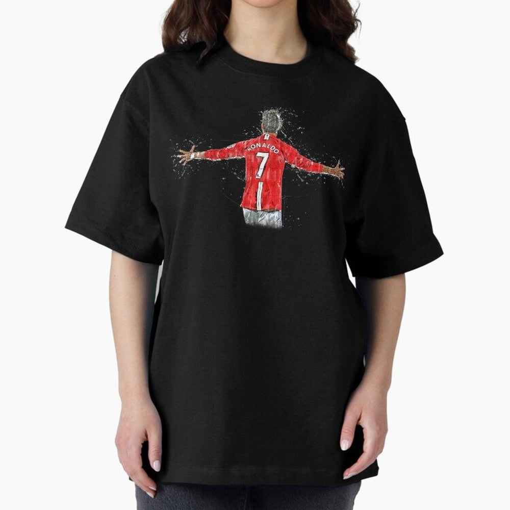 Cristiano Ronaldo 8 Oversized T-Shirt Create Match Day Hype around FIFA World Cup 2026 Group Stage, CR7, Portugal, Goal Celebration Energy, Supporter Heritage, Football Icons and Worldwide Tournament Joy; Ideal for Passionate Fans Who Love Underdog