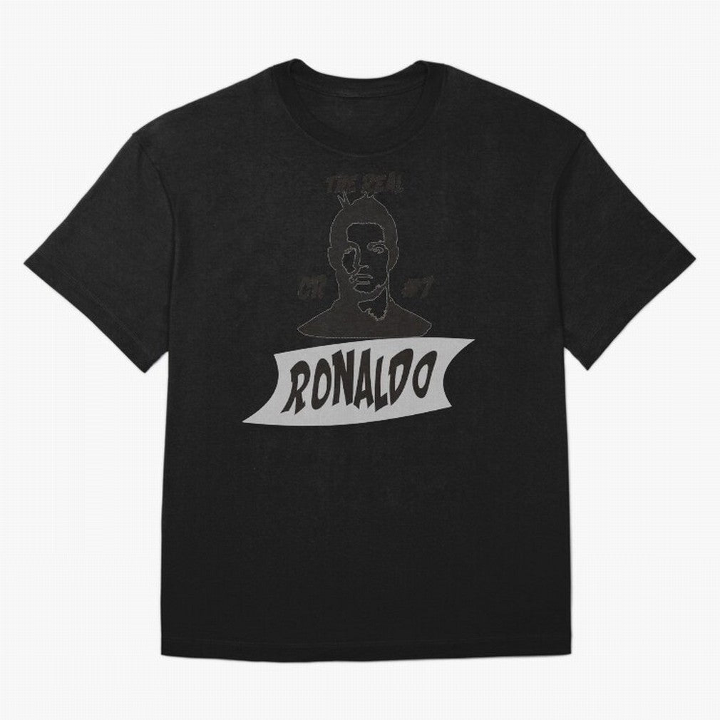 The Real Ronaldo Oversized T-Shirt Celebrate the Next Chapter of FIFA World Cup 2026 USA Canada Mexico Spirit, Filled with Brazil, Messi, CR7 and Mbappe, Game Day Rituals, Football Legends, Country Pride and the Road to the Final; Made for Die Hard