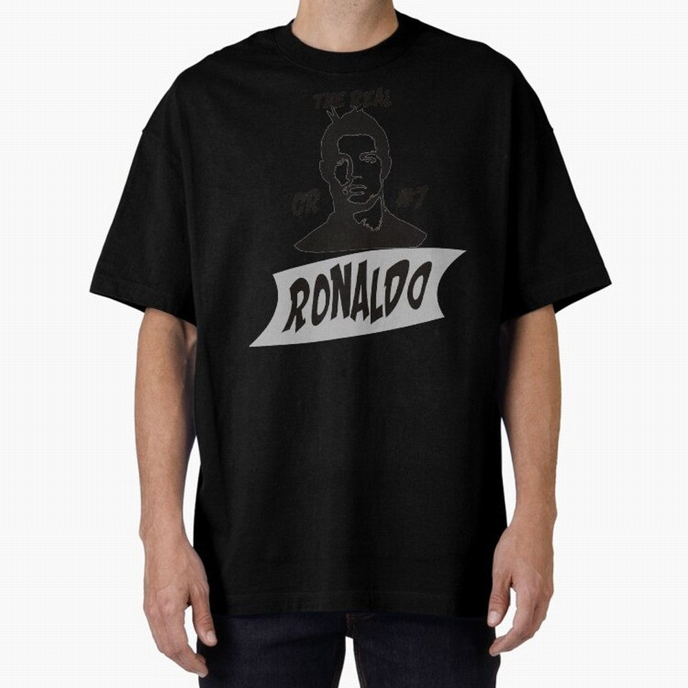 The Real Ronaldo Oversized T-Shirt Celebrate the Next Chapter of FIFA World Cup 2026 USA Canada Mexico Spirit, Filled with Brazil, Messi, CR7 and Mbappe, Game Day Rituals, Football Legends, Country Pride and the Road to the Final; Made for Die Hard