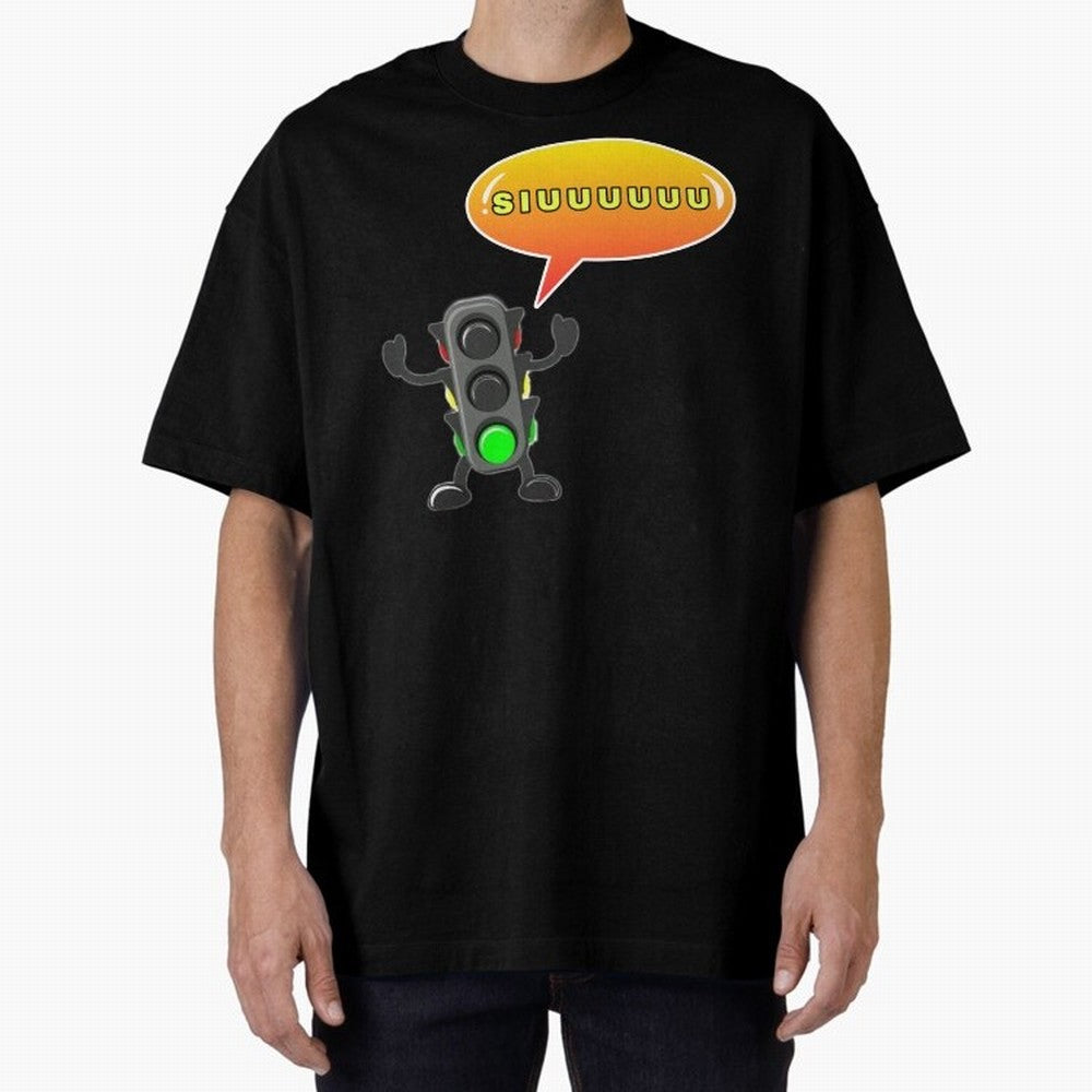 traffic light Siuuu Cristiano ronaldo goal Oversized T-Shirt Show Up for the Glory of Global Football Passion for FIFA World Cup 2026, Centered on CR7, Netherlands, Football Passion, Legendary Performances, Festival Vibes and Supporter Community;