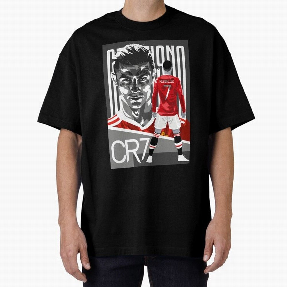 Cristiano Ronaldo In Red Oversized T-Shirt Bring Champion Energy into Global Football Passion for FIFA World Cup 2026 Group Stage, with Haaland and Mbappe, Portugal, Spain and Germany, Goal Celebration Energy, Supporter Heritage, Football Icons and