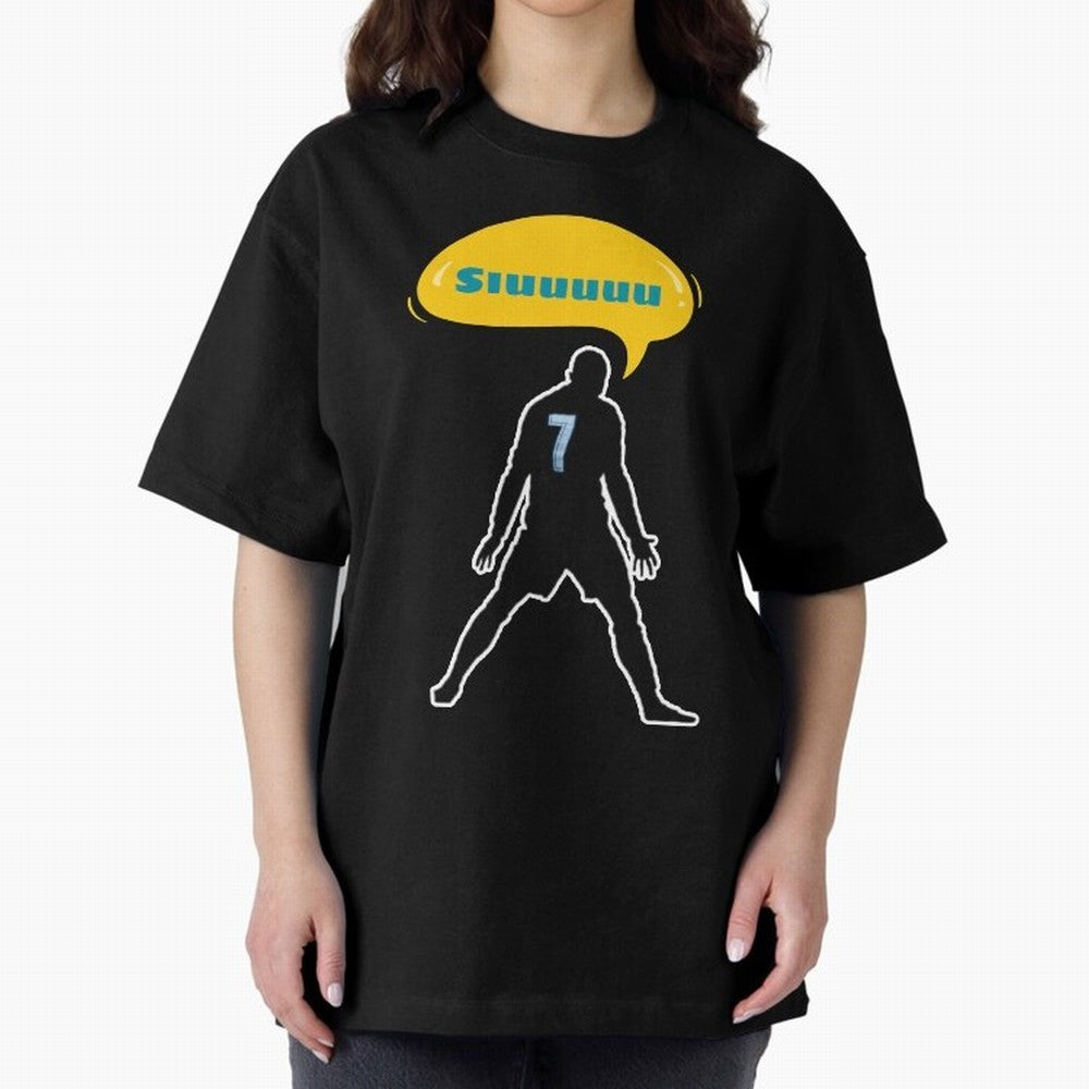 Siuuu Cristiano ronaldo goal Oversized T-Shirt Live the Energy of FIFA World Cup 2026 USA Canada Mexico Spirit, Filled with France, CR7, Stadium Memories, Football Loyalty, International Chants and Championship Tradition; Perfect for Fans,