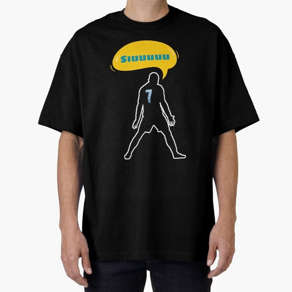 Siuuu Cristiano ronaldo goal Oversized T-Shirt Live the Energy of FIFA World Cup 2026 USA Canada Mexico Spirit, Filled with France, CR7, Stadium Memories, Football Loyalty, International Chants and Championship Tradition; Perfect for Fans,