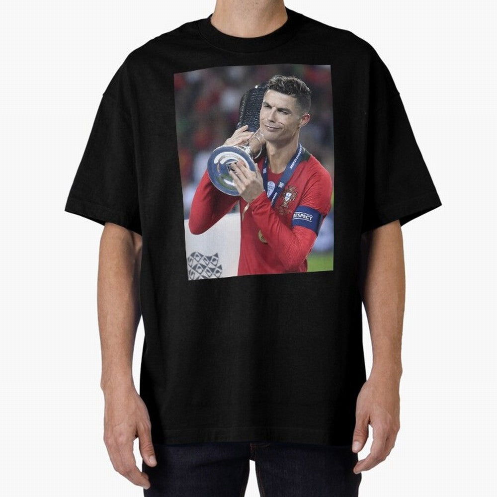 Todos Portugal 2019 Cr7 Oversized T-Shirt Stand Out with Spirit from Match Day Hype around FIFA World Cup 2026 USA Canada Mexico, Messi, CR7 and Mbappe, Brazil, Sports Nostalgia, International Competition, Famous Players and Unforgettable