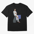 Cristiano Ronaldo Oversized T-Shirt Stand with FIFA World Cup 2026 Group Stage for Fans of Mbappe and Neymar and Netherlands, Bringing Tournament Hype, Historic Matchups, Family Viewing Parties and Global Sports Pride; Ideal for Football Dads,