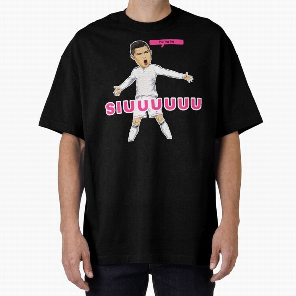 hehehe suiii Oversized T-Shirt Relive FIFA World Cup 2026 Group Stage Celebrating CR7, England Energy, Game Day Rituals, Football Legends, Country Pride and the Road to the Final; Made for Collectors Who Enjoy Iconic Players, Country Pride, Vintage