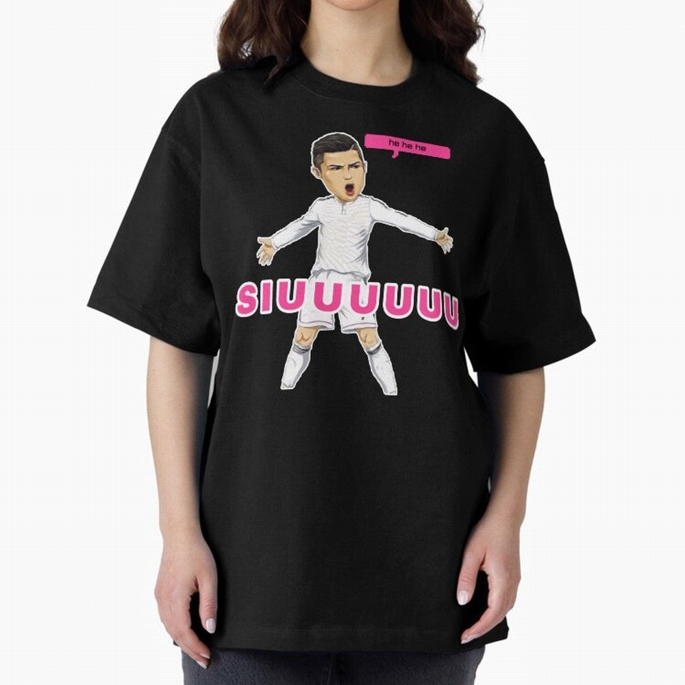 hehehe suiii Oversized T-Shirt Relive FIFA World Cup 2026 Group Stage Celebrating CR7, England Energy, Game Day Rituals, Football Legends, Country Pride and the Road to the Final; Made for Collectors Who Enjoy Iconic Players, Country Pride, Vintage