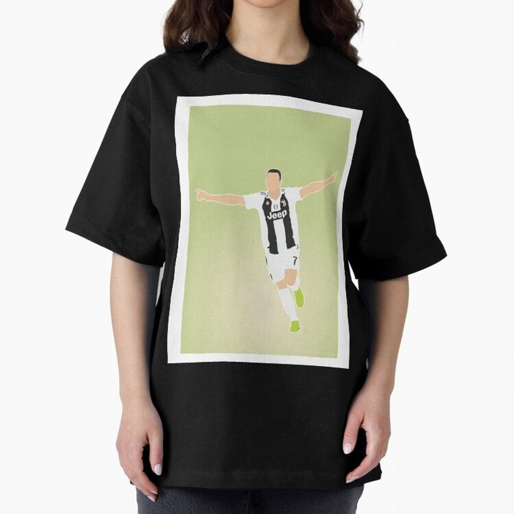 CRISTIANO RONALDO Oversized T-Shirt Celebrate National Team Dreams in FIFA World Cup 2026 USA Canada Mexico Spirit, Made for Spain, Mbappe, Match Day Excitement, Supporter Culture, Golden Goals and Global Football Passion; Ideal for Passionate Fans