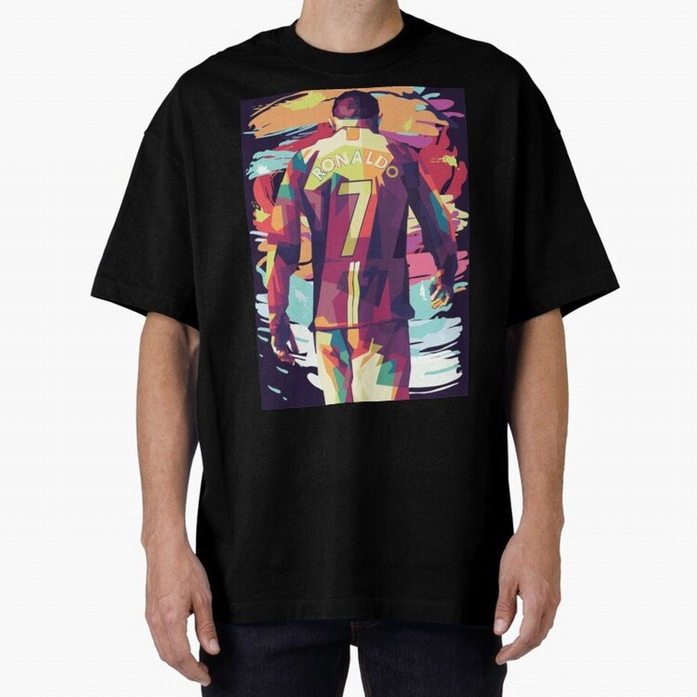 Cristiano Ronaldo Manchester United Cristiano Ronaldo Oversized T-Shirt Fuel Your Fan Pride for FIFA World Cup 2026 Group Stage Connected to Cristiano Ronaldo, Haaland and CR7, England Energy, Goal Celebration Energy, Supporter Heritage, Football