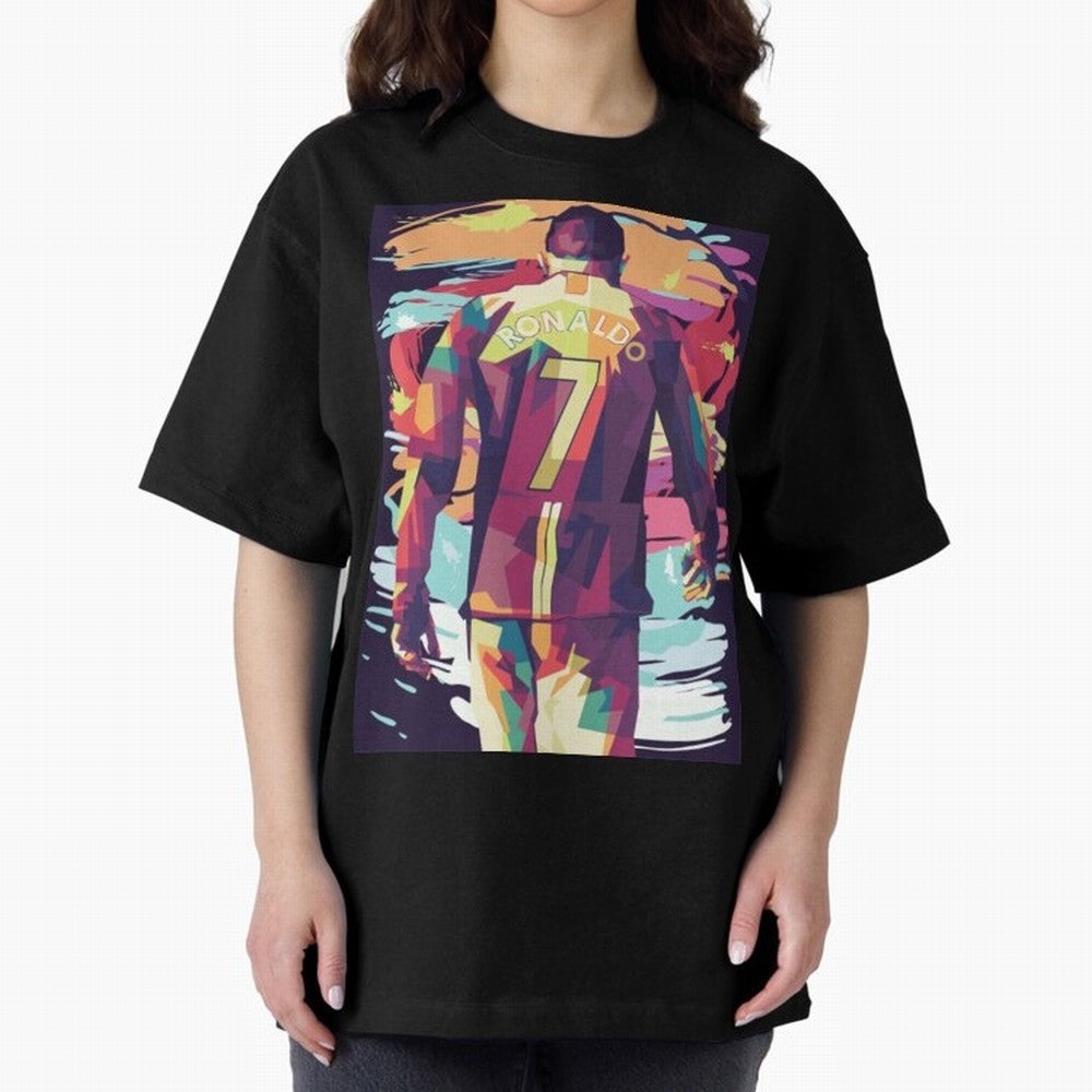 Cristiano Ronaldo Manchester United Cristiano Ronaldo Oversized T-Shirt Fuel Your Fan Pride for FIFA World Cup 2026 Group Stage Connected to Cristiano Ronaldo, Haaland and CR7, England Energy, Goal Celebration Energy, Supporter Heritage, Football