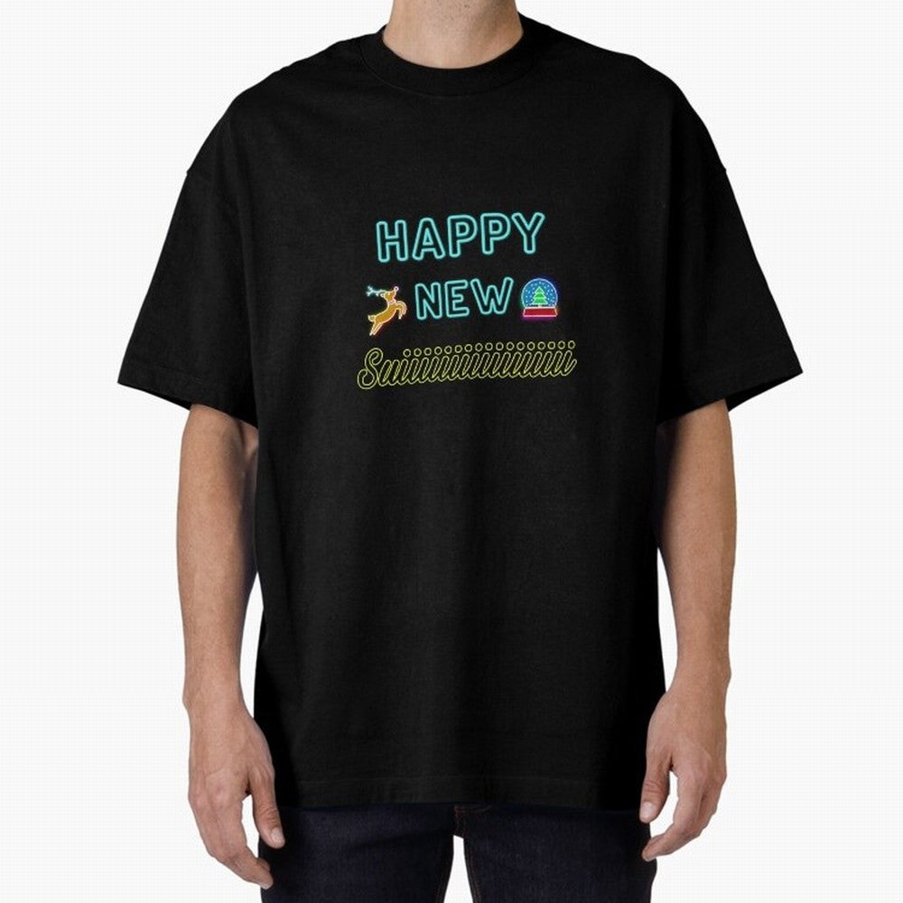 Happy new suiiiii, Cr7 goal Oversized T-Shirt Show Championship Spirit for FIFA World Cup 2026 Group Stage Featuring CR7 and Messi, England and Germany Energy, Fan Favorite Moments, National Team Passion, Big Match Drama and Soccer History; Ideal
