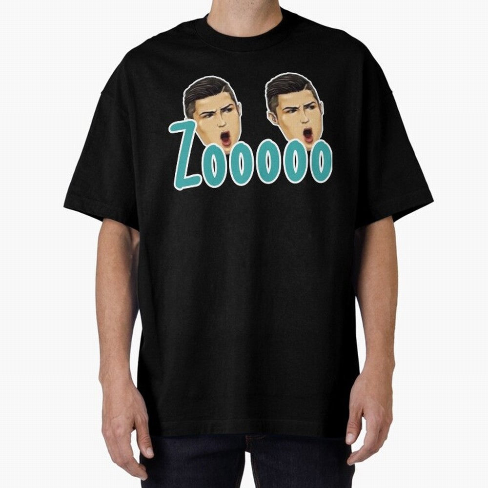 Zooo CR7 funny goal Oversized T-Shirt Represent Fans Who Live for FIFA World Cup 2026 Filled with Haaland and Mbappe, Argentina Energy, Retro Football Energy, Iconic Rivalries, Trophy Chase Drama and Stadium Atmosphere; Built for Supporters Chasing