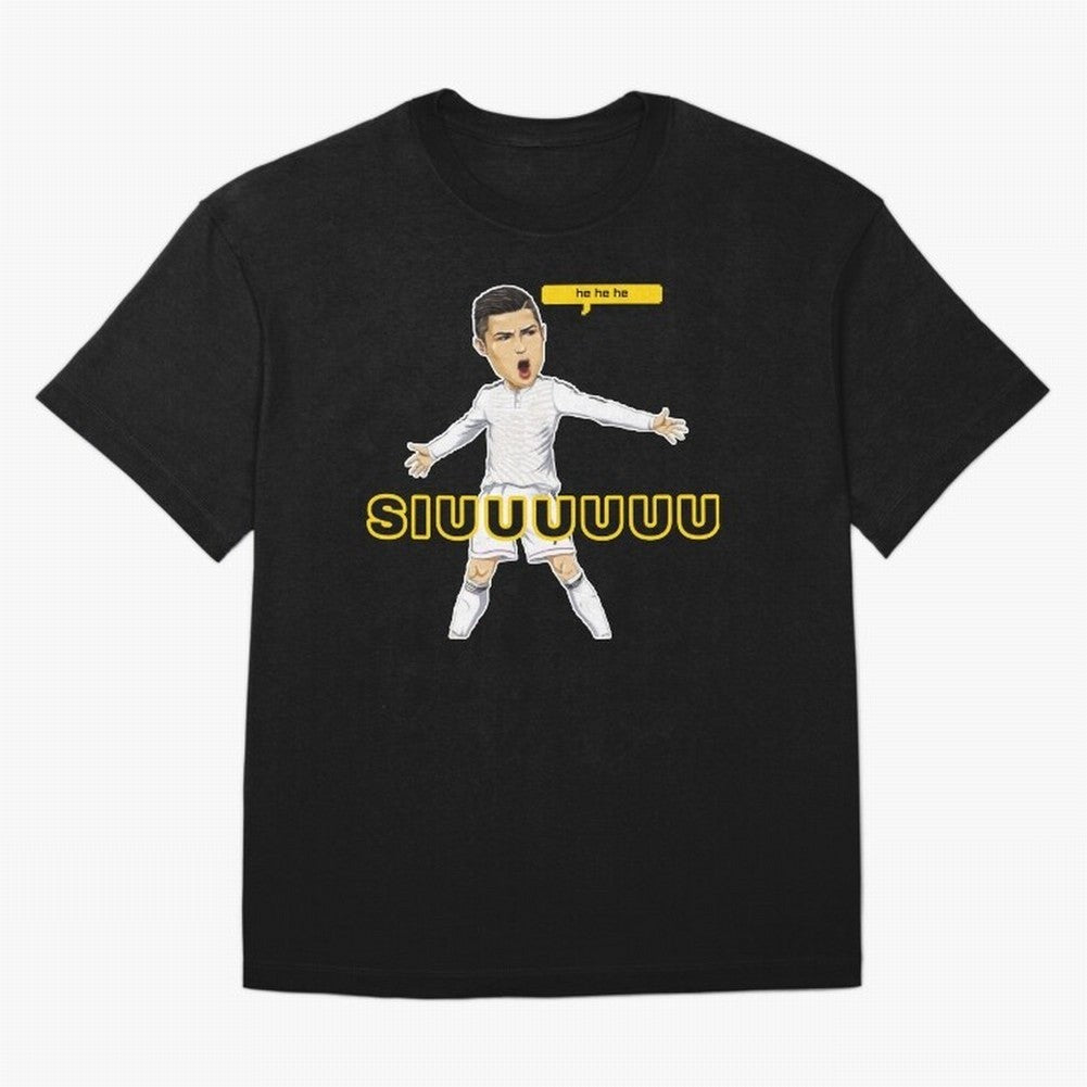 hehehe suiii cristiano ronaldo goal Oversized T-Shirt Celebrate Football Heritage in FIFA World Cup 2026 Centered on Messi and Cristiano Ronaldo, Argentina, France and Brazil Energy, Football Passion, Legendary Performances, Festival Vibes and