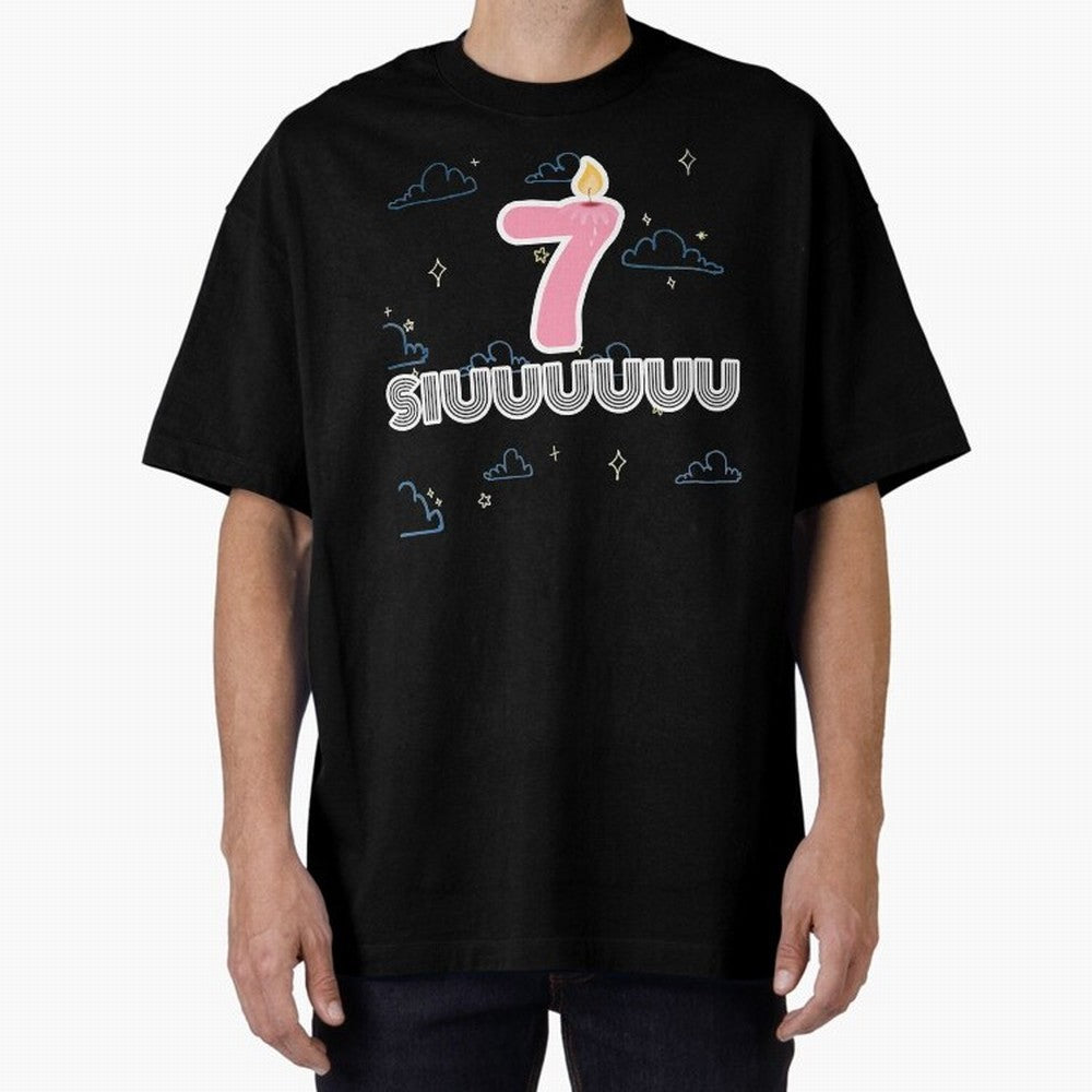 Siuuu 7 Cristiano ronaldo Oversized T-Shirt Carry the Colors and Pride of FIFA World Cup 2026 Group Stage Centered on Messi, France and Portugal Energy, Stadium Chants, National Pride, Trophy Dreams and Unforgettable Football Memories; Great for