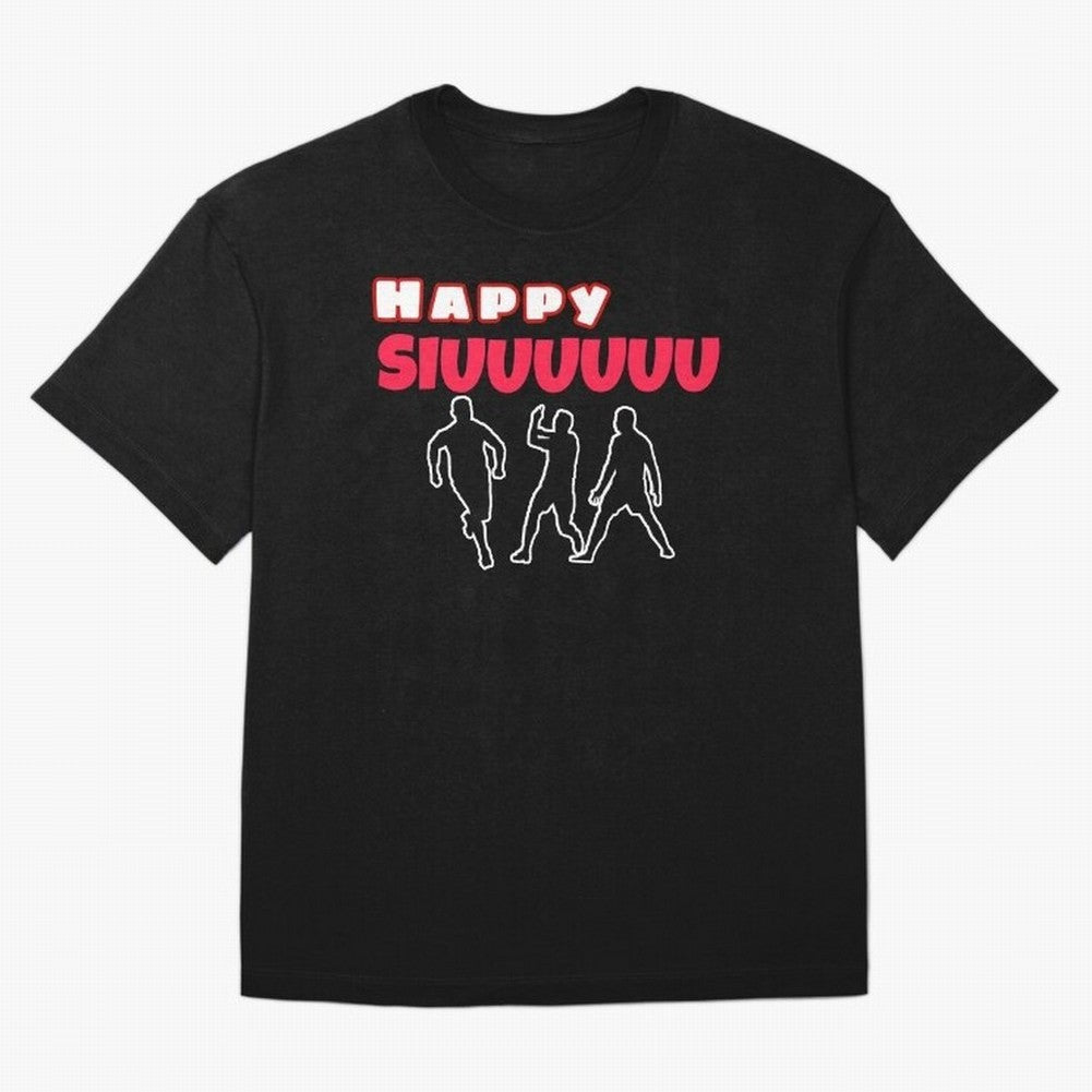Happy siuuu CR7 goal Oversized T-Shirt Celebrate Unforgettable Nights in Global Football Passion for FIFA World Cup 2026, Capturing Mbappe, Argentina and Brazil, Stadium Chants, National Pride, Trophy Dreams and Unforgettable Football Memories;