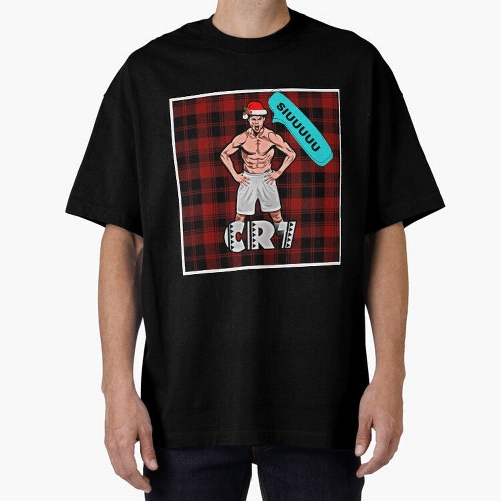 Siuuu Cristiano ronaldo goal Oversized T-Shirt Feel International Energy from FIFA World Cup 2026 USA Canada Mexico for Fans of Mbappe and Argentina, France and Brazil, Bringing Goal Celebration Energy, Supporter Heritage, Football Icons and
