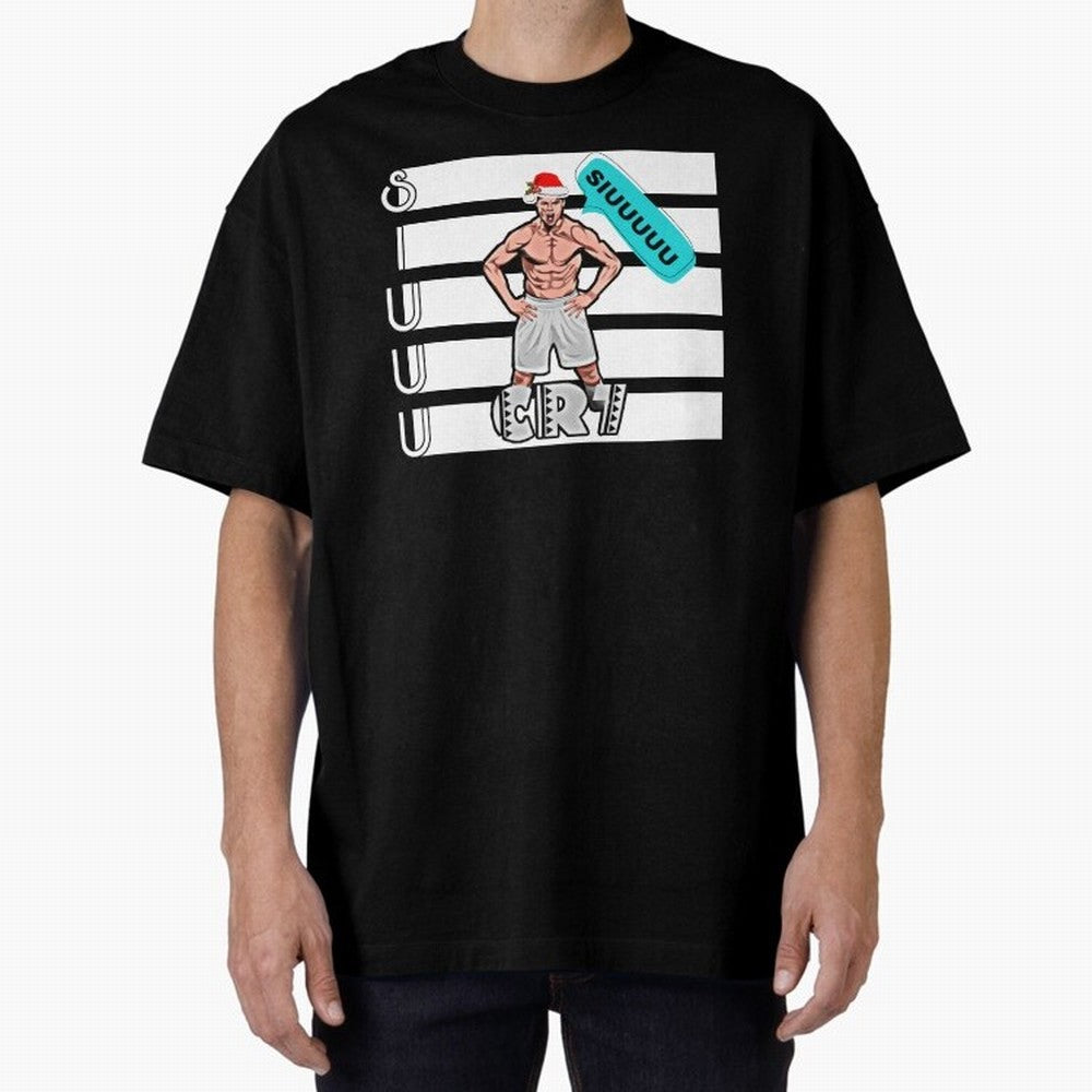 Siuuu Cristiano ronaldo goal Oversized T-Shirt Embrace the FIFA World Cup 2026 USA Canada Mexico Journey through Haaland and Mbappe Highlights, England and Germany Pride, Fan Favorite Moments, National Team Passion, Big Match Drama and Soccer