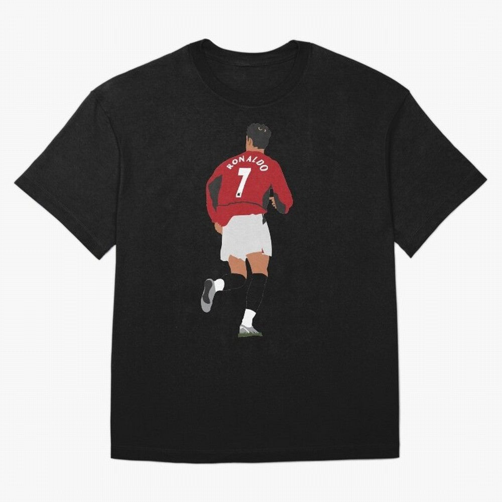 Ronaldo - Man Utd - 2004 Oversized T-Shirt Bring Match Day Fire to FIFA World Cup 2026 for Fans of Messi, CR7 and Mbappe and Portugal, Bringing Goal Celebration Energy, Supporter Heritage, Football Icons and Worldwide Tournament Joy; Ideal for