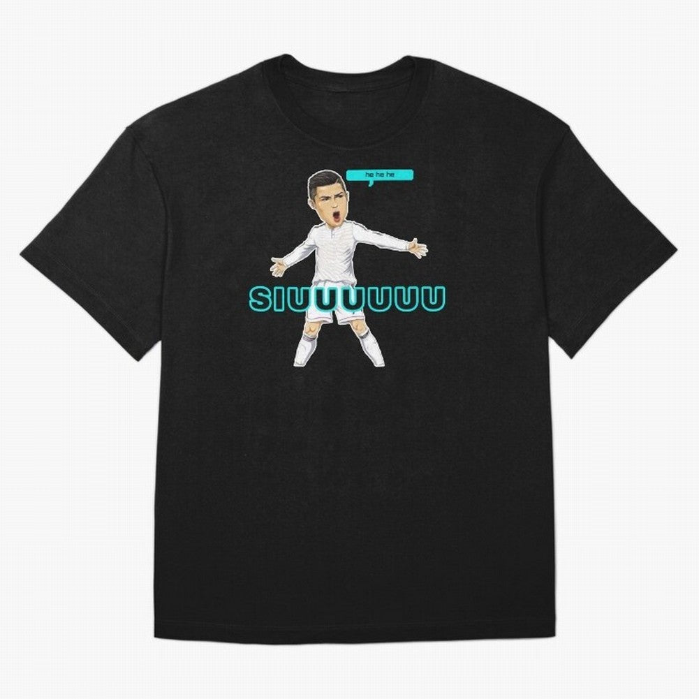 Hehehe siuuu Oversized T-Shirt Represent the Passion of FIFA World Cup 2026 Group Stage for Fans of Cristiano Ronaldo, Haaland and CR7 and Argentina, Bringing Stadium Chants, National Pride, Trophy Dreams and Unforgettable Football Memories; Great