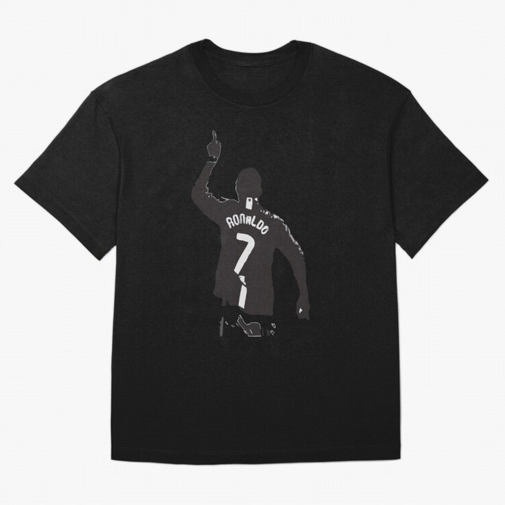 Cristiano Ronaldo 1 Oversized T-Shirt Stand Out with Spirit from FIFA World Cup 2026 USA Canada Mexico Spirit, Inspired by Argentina, Neymar, Championship Spirit, Famous Goals, Roaring Crowds and International Football Unity; Perfect for People Who