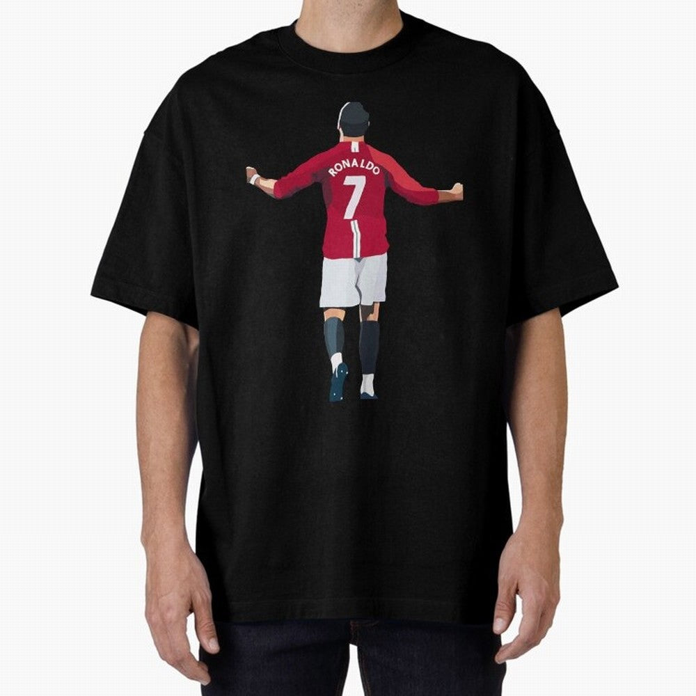 Legend Cristiano Ronaldo Oversized T-Shirt Capture FIFA World Cup 2026 with Messi and Cristiano Ronaldo, Portugal, Spain and Germany Energy, Football History, Final Match Energy, Crowd Noise and Once in a Lifetime Moments; Great for Supporters Who