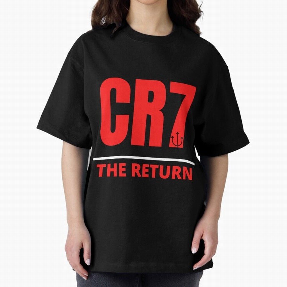 The Return of Cristiano Ronaldo to Manchester United - CR7 Oversized T-Shirt Honor Champions and Dreams in FIFA World Cup 2026 Group Stage Inspired by Messi, Argentina and Brazil Energy, Football History, Final Match Energy, Crowd Noise and Once in