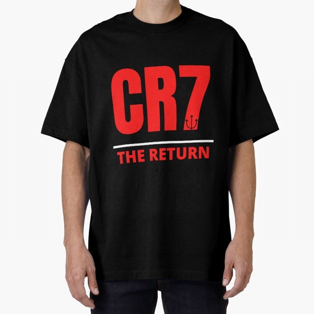 The Return of Cristiano Ronaldo to Manchester United - CR7 Oversized T-Shirt Honor Champions and Dreams in FIFA World Cup 2026 Group Stage Inspired by Messi, Argentina and Brazil Energy, Football History, Final Match Energy, Crowd Noise and Once in