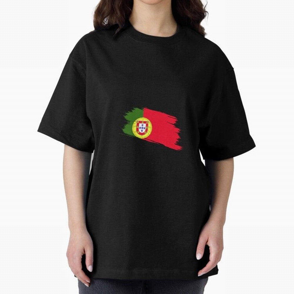 Portugal Oversized T-Shirt Stand Proud for Match Day Hype around FIFA World Cup 2026, Neymar, Haaland and Cristiano Ronaldo, France, Football History, Final Match Energy, Crowd Noise and Once in a Lifetime Moments; Great for Watch Parties, Sports