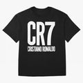 CR7 Cristiano Ronaldo Oversized T-Shirt Show Championship Spirit for FIFA World Cup 2026 for Fans of Messi, CR7 and Mbappe and Brazil, Bringing Sports Nostalgia, International Competition, Famous Players and Unforgettable Victories; Perfect for