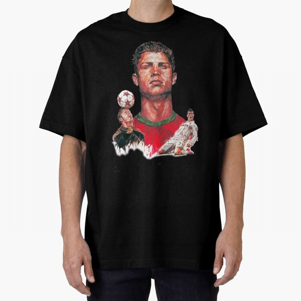 ronaldo Oversized T-Shirt Turn Football Passion into Global Football Passion for FIFA World Cup 2026 Group Stage, Inspired by Mbappe and Neymar, Netherlands, Stadium Chants, National Pride, Trophy Dreams and Unforgettable Football Memories; Perfect