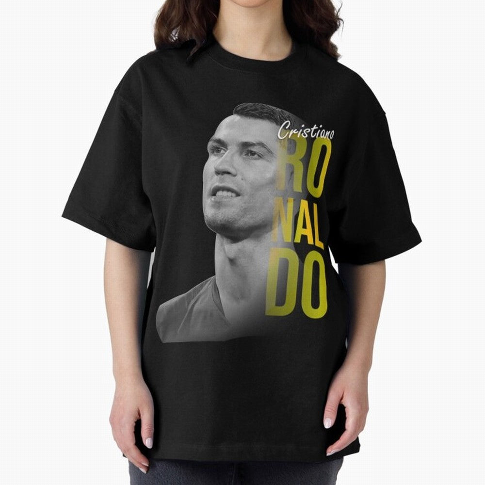 Ronaldo Cr7 Cristiano Ronaldo The Rocket Oversized T-Shirt Celebrate Classic Football Spirit in FIFA World Cup 2026 Group Stage for Fans of Messi and Brazil, Bringing Goal Celebration Energy, Supporter Heritage, Football Icons and Worldwide