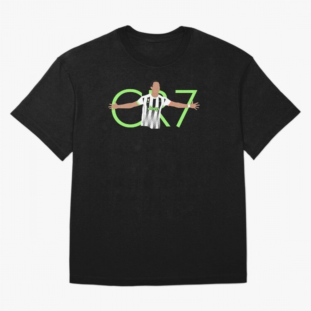 CR7 Oversized T-Shirt Celebrate the Road through FIFA World Cup 2026 Group Stage Spirit, Inspired by Spain and Netherlands, Haaland and Mbappe, Sports Nostalgia, International Competition, Famous Players and Unforgettable Victories; Perfect for