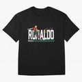 Cristiano Ronaldo Portugal Jersey -Last World Cup 2 Vintage Style Oversized T-Shirt Make Your Look Match the FIFA World Cup 2026 Journey through Mbappe and Neymar Highlights, France Pride, Retro Football Energy, Iconic Rivalries, Trophy Chase Drama