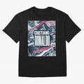 Cristiano Ronaldo Oversized T-Shirt Show Match Day Excitement for FIFA World Cup 2026 Group Stage for Fans of Messi, Neymar and Mbappe and Brazil, Portugal and Argentina, Bringing Football History, Final Match Energy, Crowd Noise and Once in a