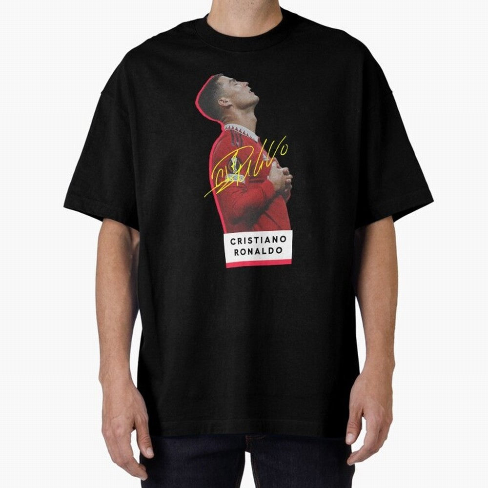 New Celebration Ronaldo Oversized T-Shirt Celebrate the Road through FIFA World Cup 2026 for Fans of Mbappe and England, France and Netherlands, Bringing Supporter Pride, Iconic Celebrations, Legendary Names and Global Match Day Energy; Ideal for