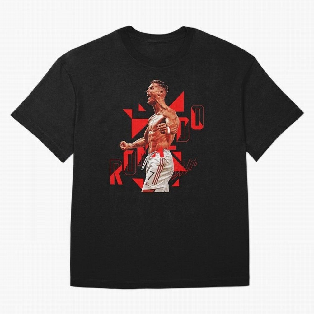 Cristiano Ronaldo Oversized T-Shirt Experience FIFA World Cup 2026 Spirit, Driven by Portugal, Mbappe and Neymar, Retro Football Energy, Iconic Rivalries, Trophy Chase Drama and Stadium Atmosphere; Ideal for Fans Who Follow Messi, Cristiano