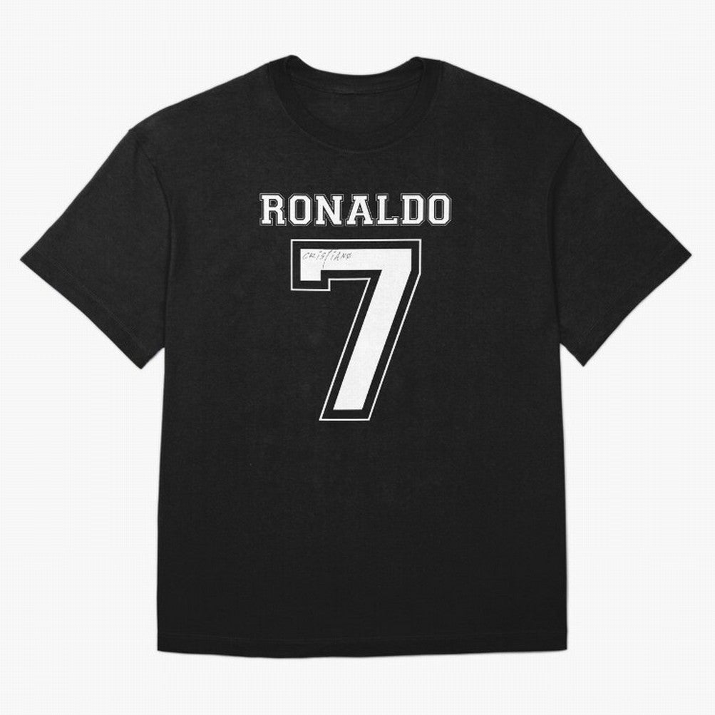 Cristiano Ronaldo Oversized T-Shirt Capture the FIFA World Cup 2026 Group Stage Journey through Messi Highlights, Spain and Netherlands Pride, Sports Nostalgia, International Competition, Famous Players and Unforgettable Victories; Great for