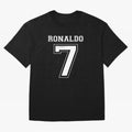 Cristiano Ronaldo Oversized T-Shirt Capture the FIFA World Cup 2026 Group Stage Journey through Messi Highlights, Spain and Netherlands Pride, Sports Nostalgia, International Competition, Famous Players and Unforgettable Victories; Great for